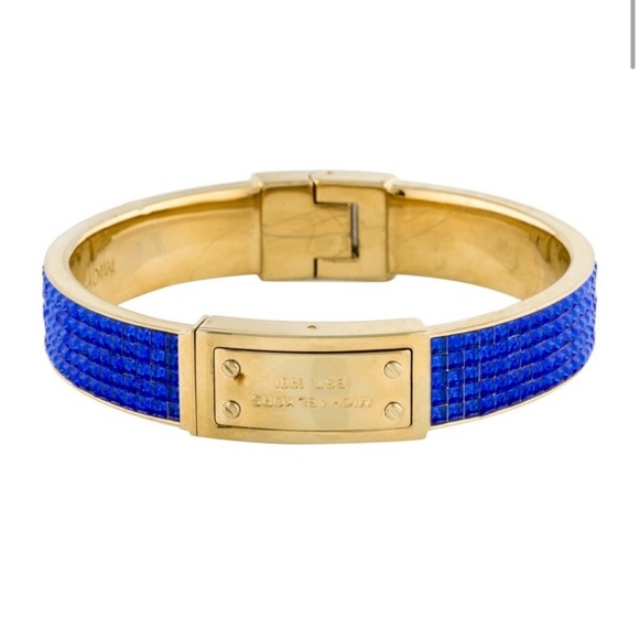 Michael Kors Jewelry Michael Kors Pav Logo Plaque Bangle Poshmark